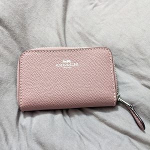 Coach Credit Card/Coin Wallet Blush